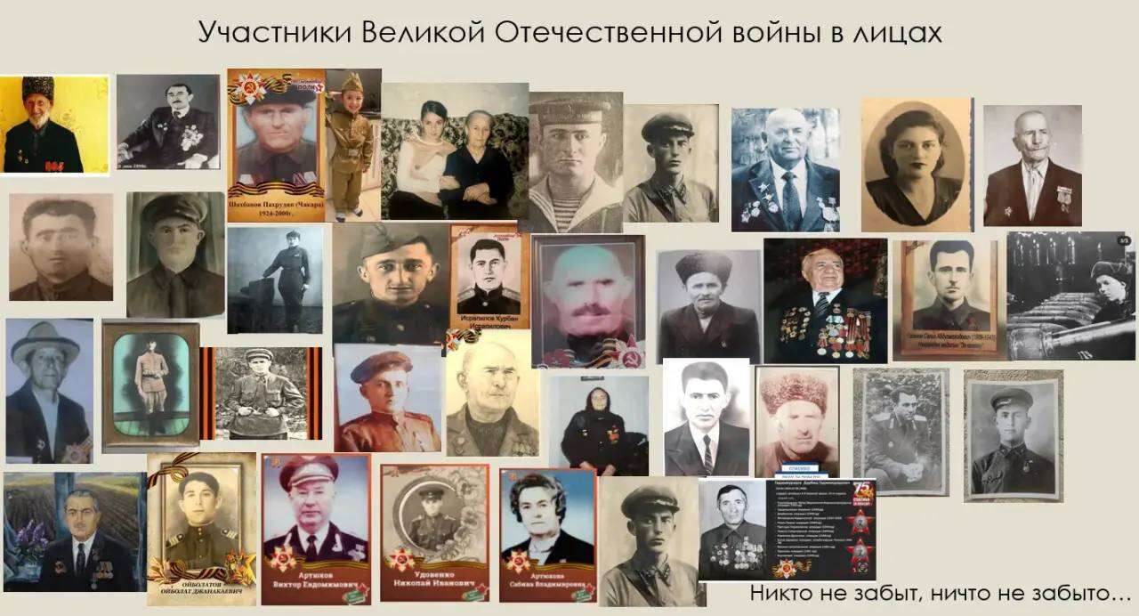 Они сражались за нас: истории в «Бессмертном полку» Минприроды РД